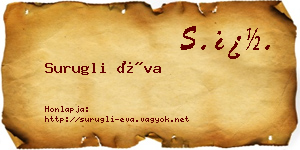 Surugli Éva névjegykártya